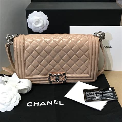 chanel boy nude|Soldnew Rare Chanel Boy Bag Nude Limited Edition .